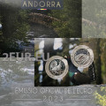 ANDORRA 2023 - 2 X 1,25 EURO - Cultureel erfgoed uit Andorra - korhoen en de brug van San Antonio de la Grella
