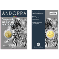 Andorra 2 euro BU coincard 2024 - UCI Mountainbike Wereldkampioenschappen in Andorra