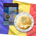Andorra 2 euro BU coincard 2015 - 25 jaar douane-unie met de EU