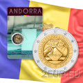 Andorra 2 euro BU coincard 2015 - 30 years since 18 became Legal Age 