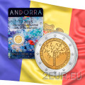 Andorra 2 euro BU coincard 2018 - 70e verjaardag van de Universele Verklaring van de Rechten van de Mens