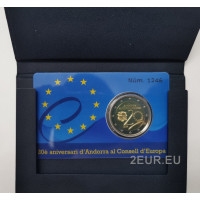 Andorra 2 euro proof 2014 - 20 Years in the Council of Europe