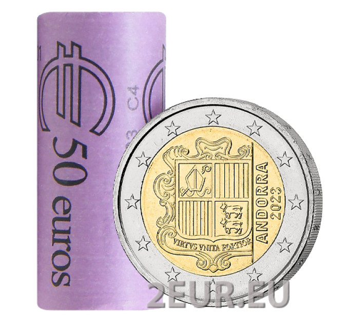 Andorra 2 euro Rol 2023