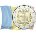 Andorra 2€ UNC 2021 - Wapenschild