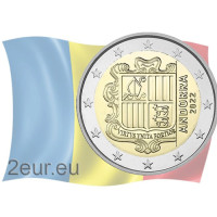 Andorra 2€ UNC 2022 - Wapenschild