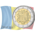 Andorra 2€ UNC 2023 - Wapenschild