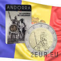 Andorra 2 euro BU coincard 2022 - De legende van Karel de Grote