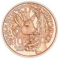 Oostenrijk 10 euromunt 2026 - Opdirndln – Anpirschen - Horn