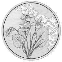 Oostenrijk 10 euro Zilveren munt 2024 - Violet