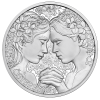 Oostenrijk 10 euro Zilveren munt 2024 - Violet