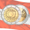 Oostenrijk 2 euro UNC 2015 - 30e verjaardag van de EU-vlag