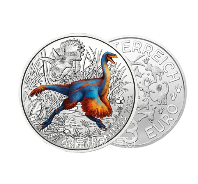 Oostenrijk 3 euromunt 2022-3 - Gierzwaluw Ornithomimus