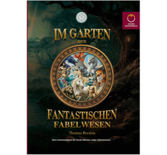 Album voor 3 euromunten Oostenrijk - Mythische wezens