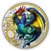 Oostenrijk 3 euromunt 2026 - Mythische wezens - De Basilisk