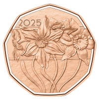 Oostenrijk 5 euromunt 2025 - Narcis