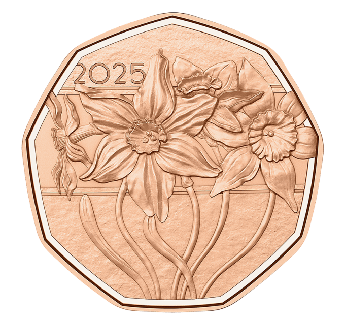 Oostenrijk 5 euromunt 2025 - Narcis
