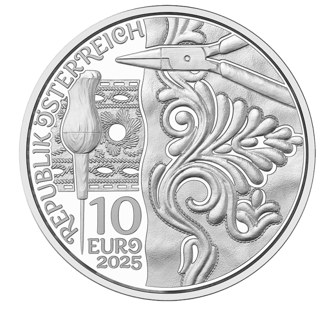 Oostenrijk 10 euro Zilveren munt 2025 - Opdirndln – Leer