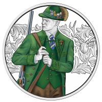 Oostenrijk 10 euro Zilveren munt Proof 2026 - Opdirndln – Anpirschen - Horn