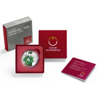 Oostenrijk 10 euro Zilveren munt Proof 2026 - Opdirndln – Anpirschen - Horn