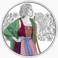Oostenrijk 10 euro Zilveren munt Proof 2026 - Opdirndln – Loden