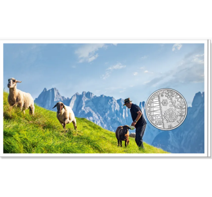 Oostenrijk 10 euro Zilveren munt 2026 - Opdirndln – Loden