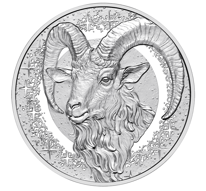 Oostenrijk 20 euro Zilveren munt 2025 – Steenbok