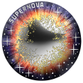 Oostenrijk 20 euro Zilveren munt 2024 – Het onbekende universum – Supernova