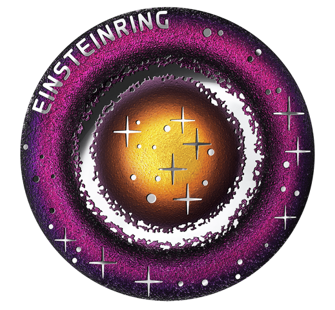 Oostenrijk 20 euro Zilveren munt 2025 – Het onbekende universum – Einstein-ring