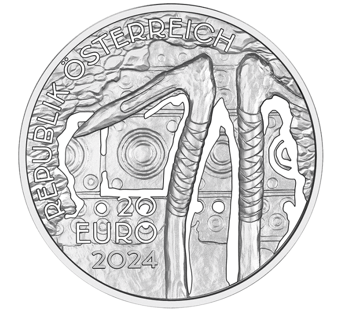 Oostenrijk 20 euro Zilveren munt 2024 – ZOUTWINNING