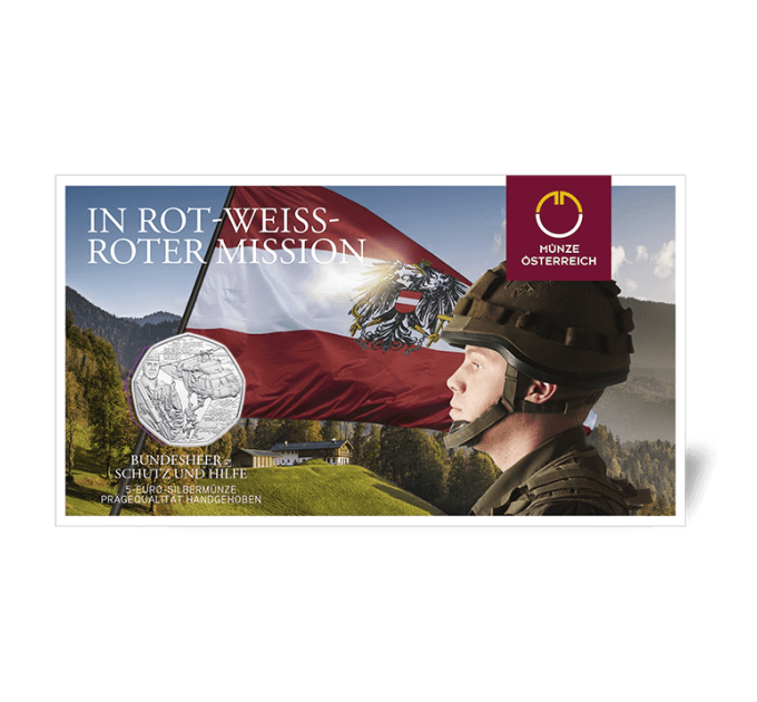 Oostenrijk 5 euro Zilveren munt 2015 - Strijdkrachten van Oostenrijk