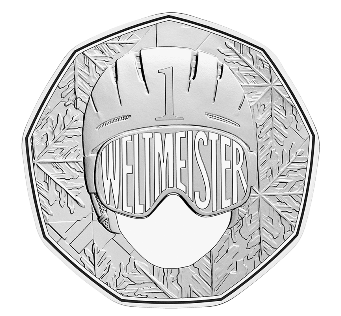 Oostenrijk 5 euro Zilveren munt 2024 - Wereldkampioen