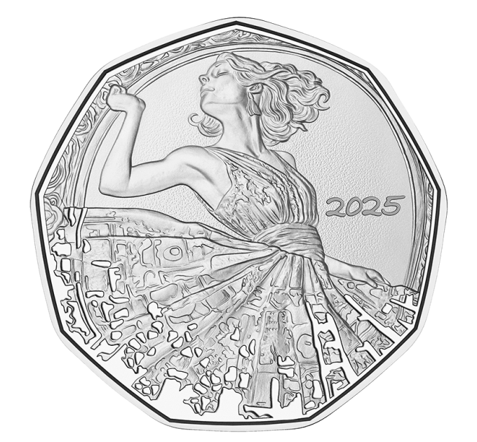 Oostenrijk 5 euro Zilveren munt 2025 - Dans in je eentje