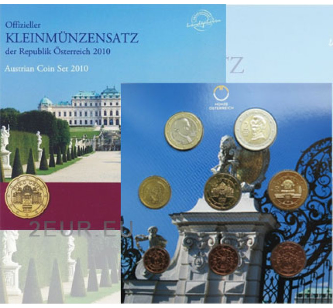 Austria BU 2010 - Euro coin set