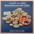 Austria BU 2002 - Euro coin set
