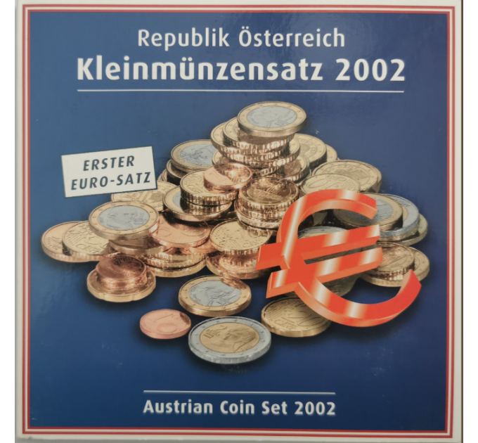 Austria BU 2002 - Euro coin set