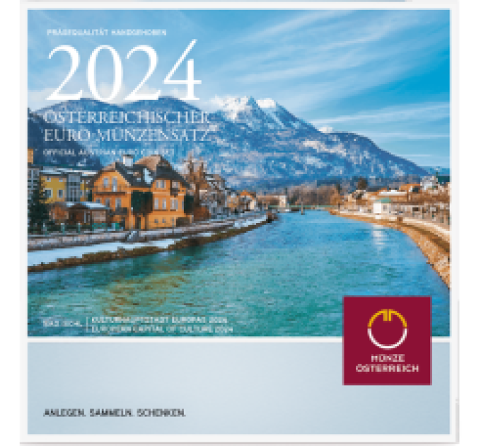 Austria BU 2024 - Euro coin set - Bad Ischl – de culturele hoofdstad van Europa