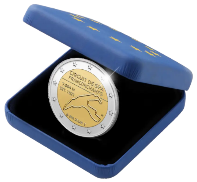 Belgie 2euro proof 2025 - Circuit van Spa-Francorchamps