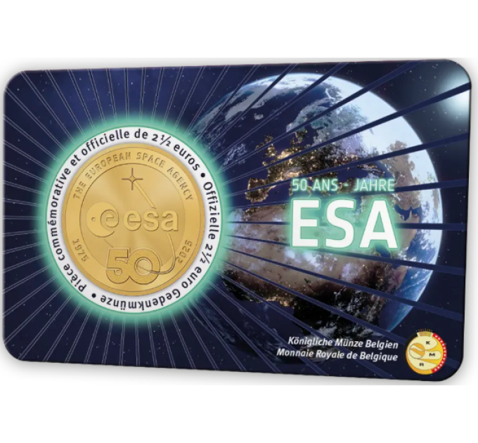 België 2,5 euro BU 2025 - 50 jaar European Space Agency - FR