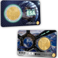 België 2,5 euro BU 2025 - 50 jaar European Space Agency - NL + FR
