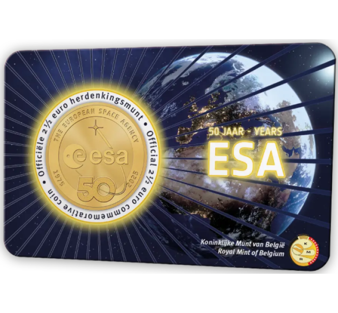 België 2,5 euro BU 2025 - 50 jaar European Space Agency - NL