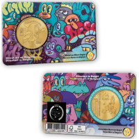 België 2,5 euro BU 2025 - Straatkunst in België - NL+FR