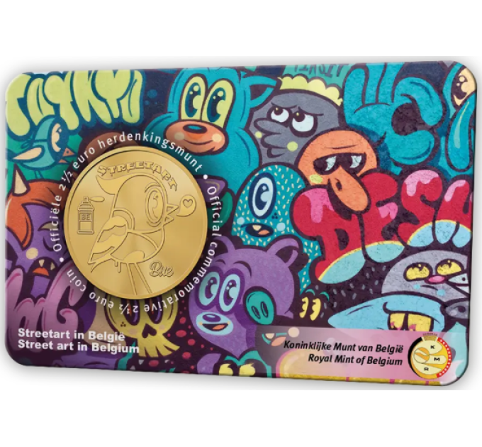 België 2,5 euro BU 2025 - Straatkunst in België - NL