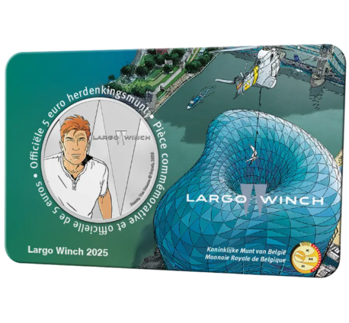 België 5 euro BU 2025 - Largo Winch - Kleur