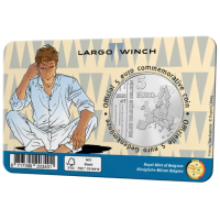 België 5 euro BU 2025 - Largo Winch - Reliëf