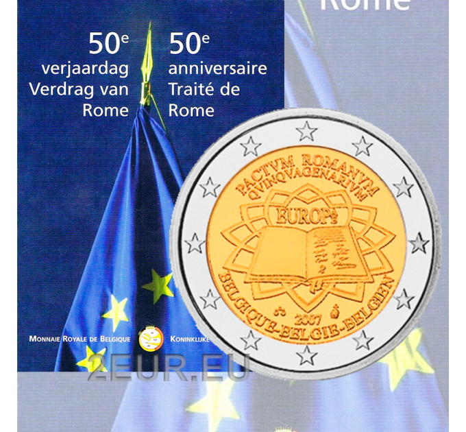 België 2 euro BU 2007 - Verdrag van Rome 