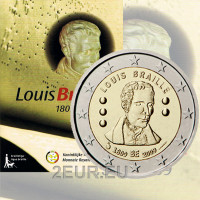 België 2 euro BU 2009 - Louis Braille 