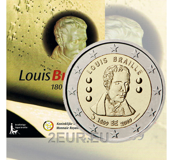 België 2 euro BU 2009 - Louis Braille 