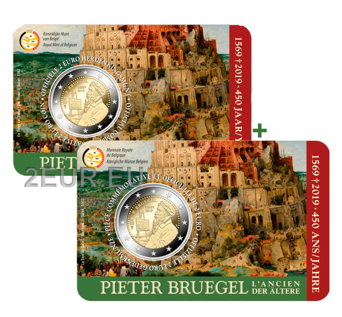 België 2 euro BU 2019 - 450ste sterfdag van Pieter Bruegel de Oude - NL+FR 