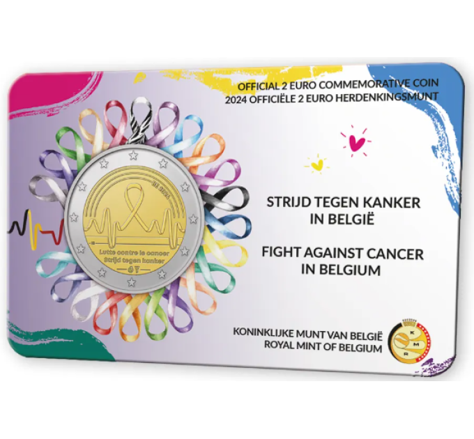 België 2 euro BU 2024 - Kankerbestrijding - NL