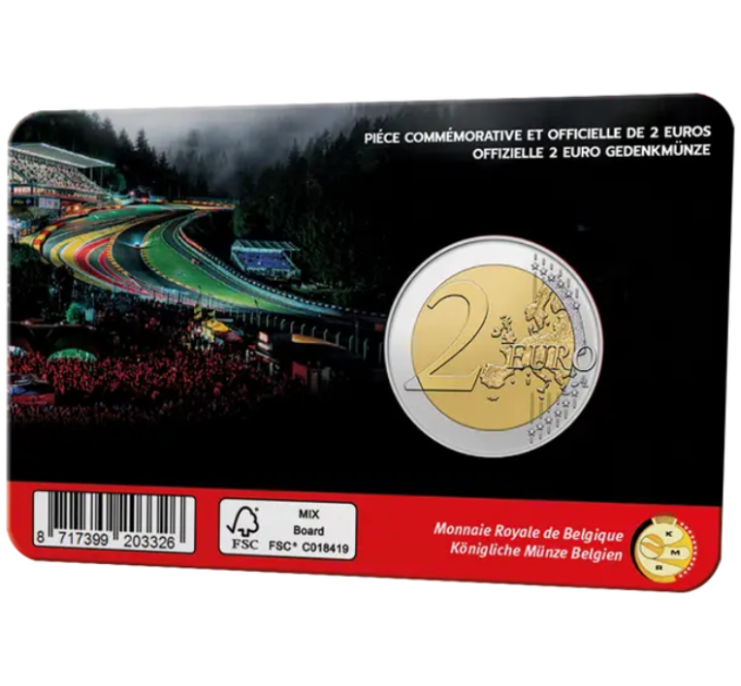 België 2 euro BU 2025 - Circuit van Spa-Francorchamps - NL